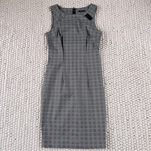 RW&CO Sleeveless Prince Of Wales City Dress Medium NWT